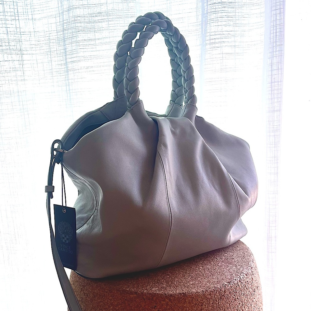 $208 NWT Sold Out Vince Camuto Jordy tote bag leather purse crossbody handbag